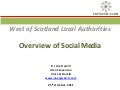 Scottish local authorities social media overview