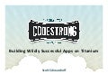 Scott Schwarzhoff: Building Wildly Successful Apps on Titanium