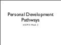 Personal Development Pathways