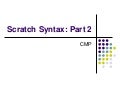 Scratch Syntax 2 Cmp