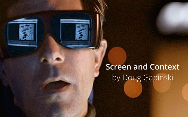 Screen and Context: Usability in the Postdesktop World