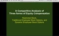 Video Comparing Restricted Stock with Traditional Employee Stock Options and Dynamic Employee Stock Options