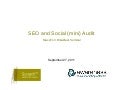 Social Media & SEO Objective Audit