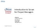 Introduction to Scrum for Project Managers