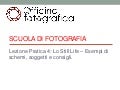Scuola di fotografia - Introduzione allo scatto: Still Life