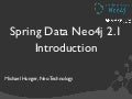 Intro to Spring Data Neo4j