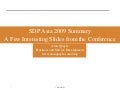 Sdp Asia Summary