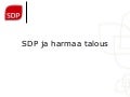 SDP ja harmaa talous