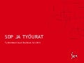 Sdp ja työurat