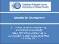Sustainable Development in Wales: A Conversation