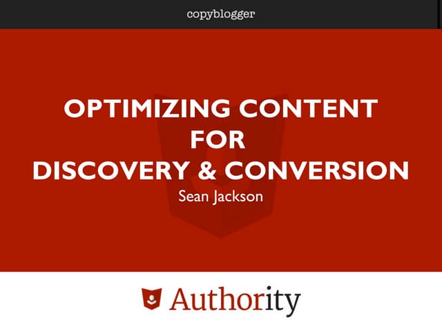 Optimizing Content for Discovery an...