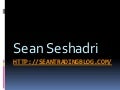 Sean seshadri
