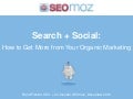 Search and Social: How to Get More Action from Organic Marketing
