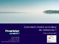 Comment choisir un moteur de recherche  ?