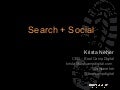 Search and Social Media - Krista Neher Social Media Speaker