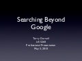 Searching beyond google