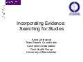 Searching Workshop - Evidence Based Dentistry