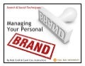 Search & Social for Personal Branding - Presentation by Carol Cox & Rob Croll