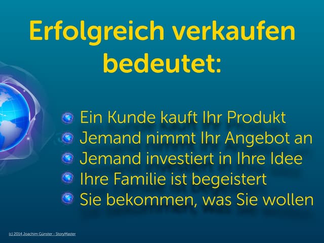 4 Schritte zum erfolgreichen Verkauf