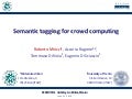 Semantic tagging for crowd computing - SEBD 2010