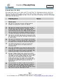 Security Policy Checklist