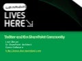Twitter and the SharePoint Community