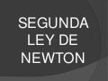Taller 2da. LEy de Newton