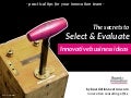 Secrets to select & evaluate innovative ideas //by @nickdemey