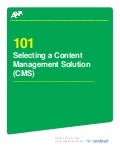 Selecting A Cms 101