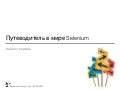 Путеводитель в мире Selenium