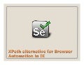 #SFSE: XPath Alternative for Browser Automation in IE