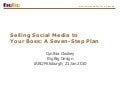 Selling Social Media to Your Boss