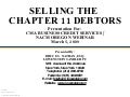 Selling the Chapter 11 Debtor