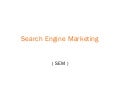 SEM Basic | Paid web marketing overview