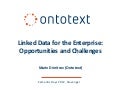 Linked Data for the Enterprise: Opportunities and Challenges