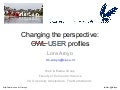 Changing the perspective: From OWL profiles to User profiles