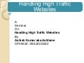 Handling web servers of high traffic sites