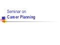 Seminar career planning