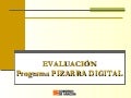 EVALUACIÓN PIZARRA DIGITAL