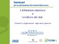 L'inferenza statistica e la lettura dei dati