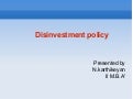 disinvestment in india