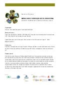 Serviços de Ecosistemas + Seminário + Workshop