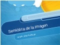 Semiotica de la imagen