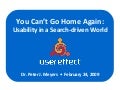 Usability in a Search-driven World
