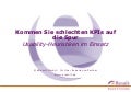 Semseo 2012: Usability-Heuristiken im Einsatz