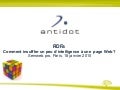 RDFa, comment insuffler un peu d&rsquo;intelligence à une page Web ?