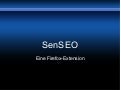SenSEO Firefox Extension