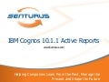 IBM Cognos 10.1.1 Active Reports