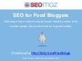SEO for Food Bloggers