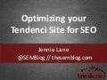 Optimizing Your Tendenci Site for SEO | SEO for CMS